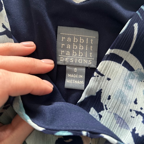 🐇 Rabbit Rabbit Rabbit Floral Drop Waist Dress - Picture 4 of 4